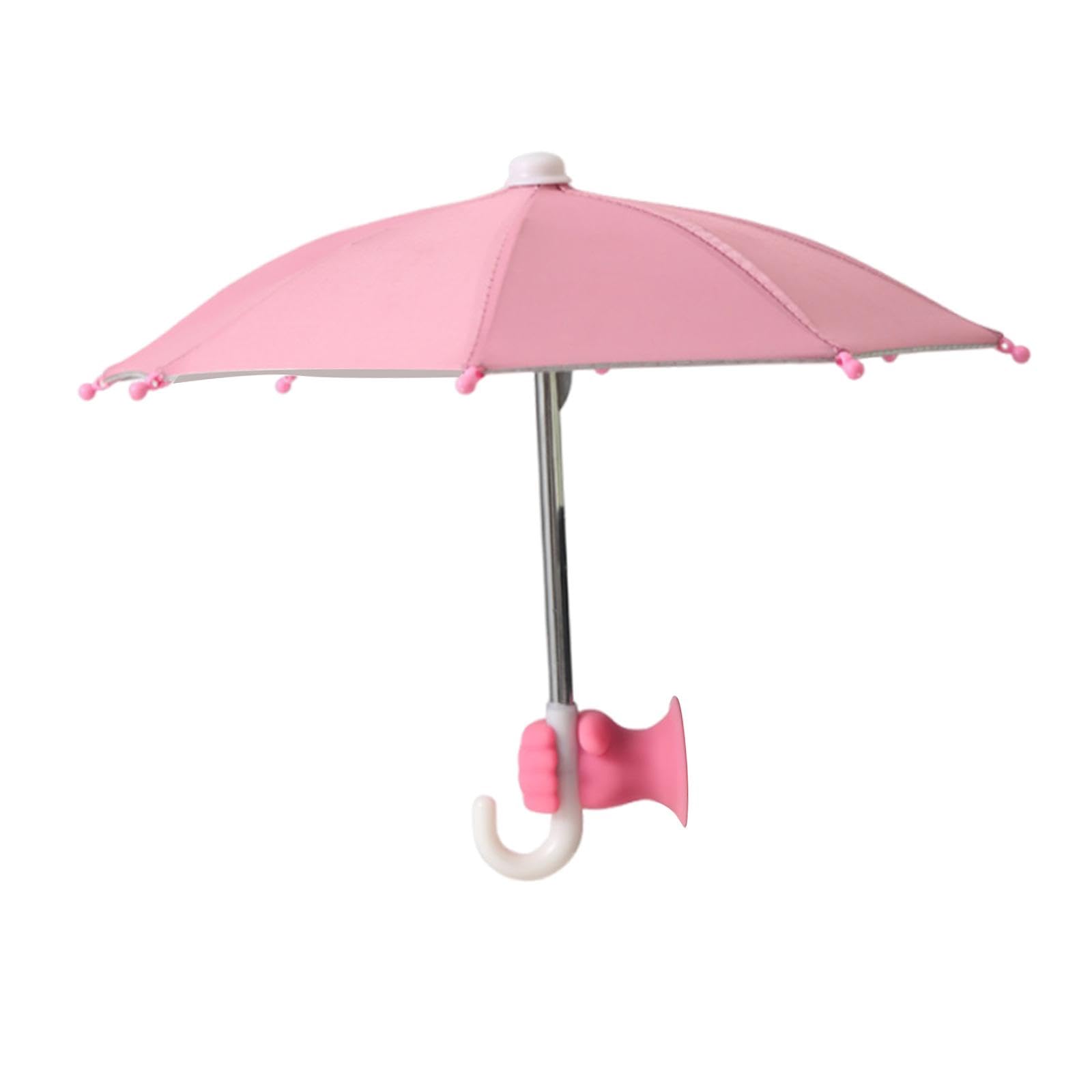 Cell Phone Sunshade Holder Phone Stand Sun Visor for Smartphone Outdoor Bike Pink-image-25