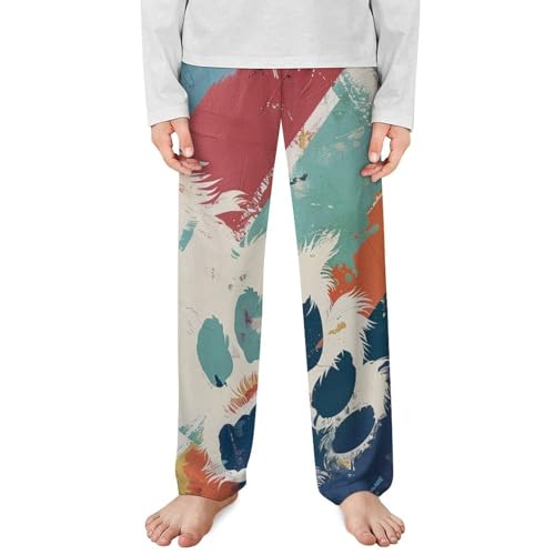 Tulsa Flag Dog PawsChildren's Casual Pajamas130CM