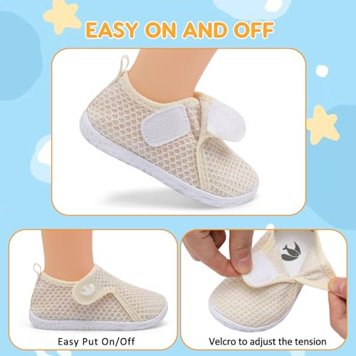 Image of FEETCITY Boys Girls Water Shoes Kids Aqua Socks Quick Dry Barefoot for Beach Swimming Pool