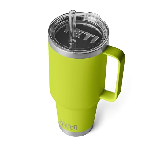 YETI Rambler 30 oz Tumbler with Handle and Straw Lid, 1.03L Capacity, Stainless Steel, Double Wall, Sweatproof