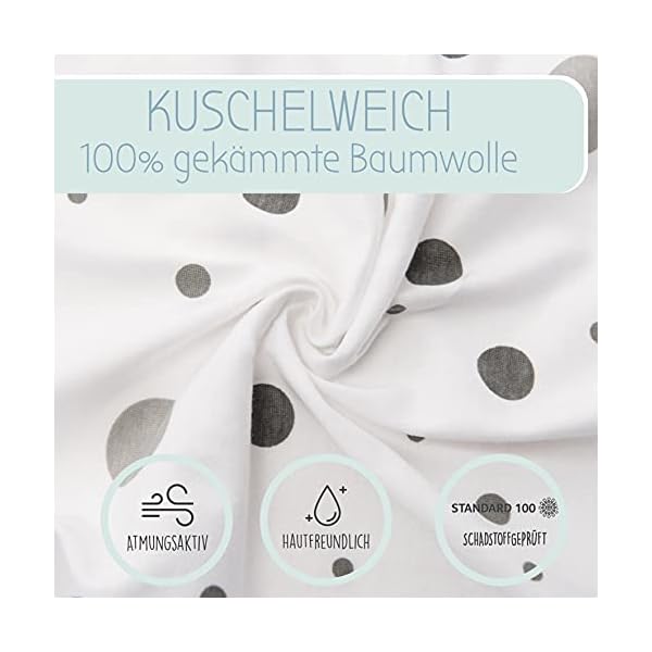 mimaDu® Premium Spannbettlaken Kinderwagen, Baby Spannbetttuch, Stubenwagen Bezug, Kinderwagen Matratzenbezug, Bettlaken… – Bild 5
