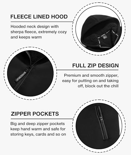 Image of SWISSWELL Unisex Boys Girls Fleece Hoodie Sherpa Lined Jacket Zip Up Hooded Sweatshirt Winter Outerwear for Kids