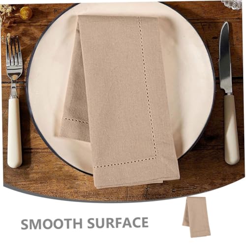 Servilleta de Tela Reutilizable Beige Ciieeo Oval miniatura 5