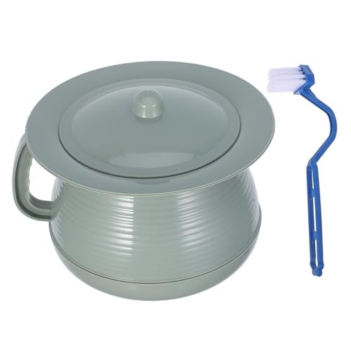 Veemoon Orinal Plástico con Tapa Hermética y Mango Orinal Portátil para Adultos y Práctico Cubo de Orina para Dormitorio Fácil Limpieza y Transporte Adecuado para Embarazadas y Personas
