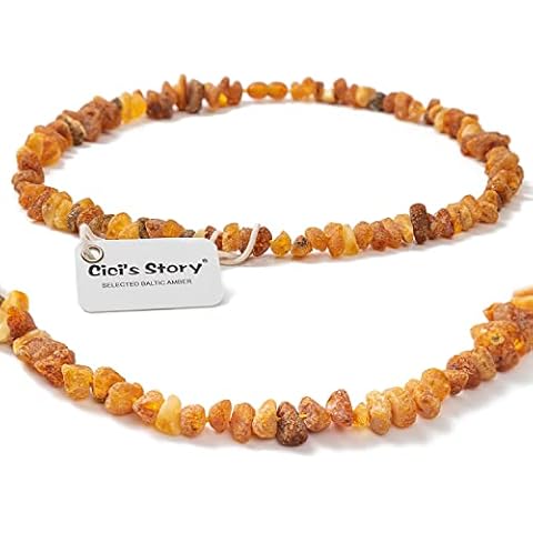 Amber Collar for Dogs and Cats - Certified Premium Quality Raw Baltic Sea Amber - 23cm Cover