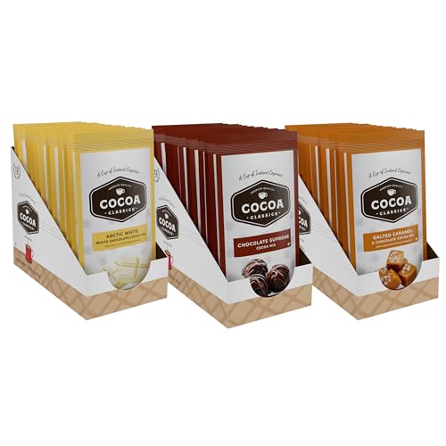 Cocoa Classics Variety Pack Cocoa Mix, Hot or Iced, 1.25oz, 36 Pack