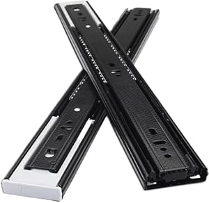 Shfohgkj Schubladenschienen mit sanft schließender Schubladenführung