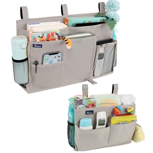 Surblue Bedside Caddy Bunk Bed Storage Organizer Hanging Pockets for
