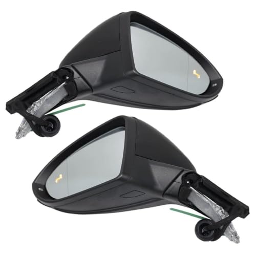 Rétroviseur Golf MK7 version US droit 8 broches avec miroir angle mort chauffant