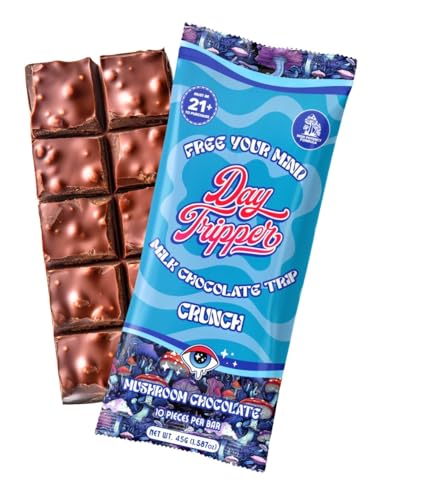 Day Tripper Milk Chocolate Crunch Mushroom Chocolate...