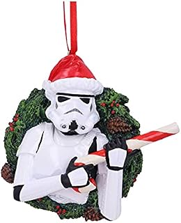 Nemesis Now Stormtrooper Wreath Hanging Ornament 9cm, White (B5695U1)
