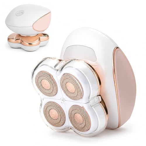 Electric Razor for Women Legs Electric Shaver for Women Legs Wet & Dry Use Painless Bikini Trimmer Face Body Underarm Arm Hair Removal Device for Woman Lady Teen Girls Gifts Pink