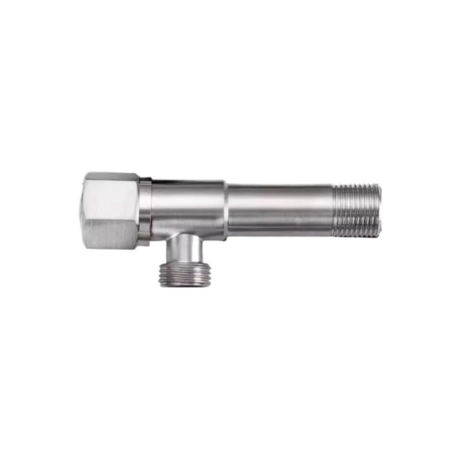 Bvhisehp 113Mm Cold Hot Water Angle Valve Dn15 G1/2 Thread 304 Stainless Steel Extended Inlet Valve For Water Heater Toilet(113Mm)