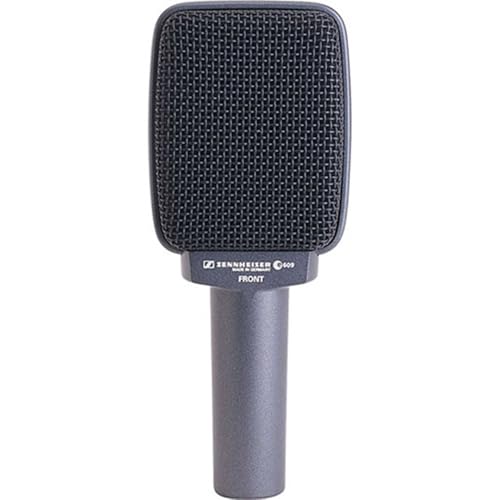 Image of Sennheiser E609 Silver Instrument Microphone Bundle with 20ft XLR Cable + Cleaning Cloth (3 Items)