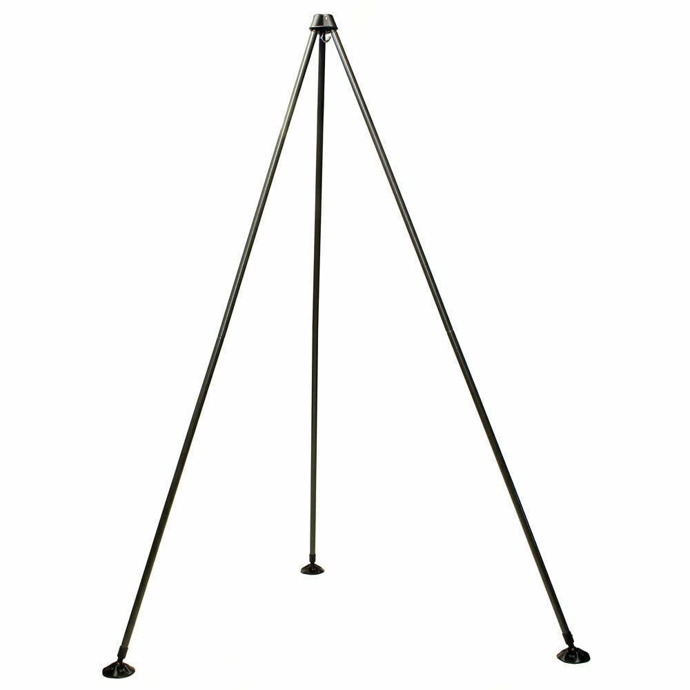 DNA Leisure Système de trépied pour pêche à la carpe avec balance numérique Camo Sling 50 kg