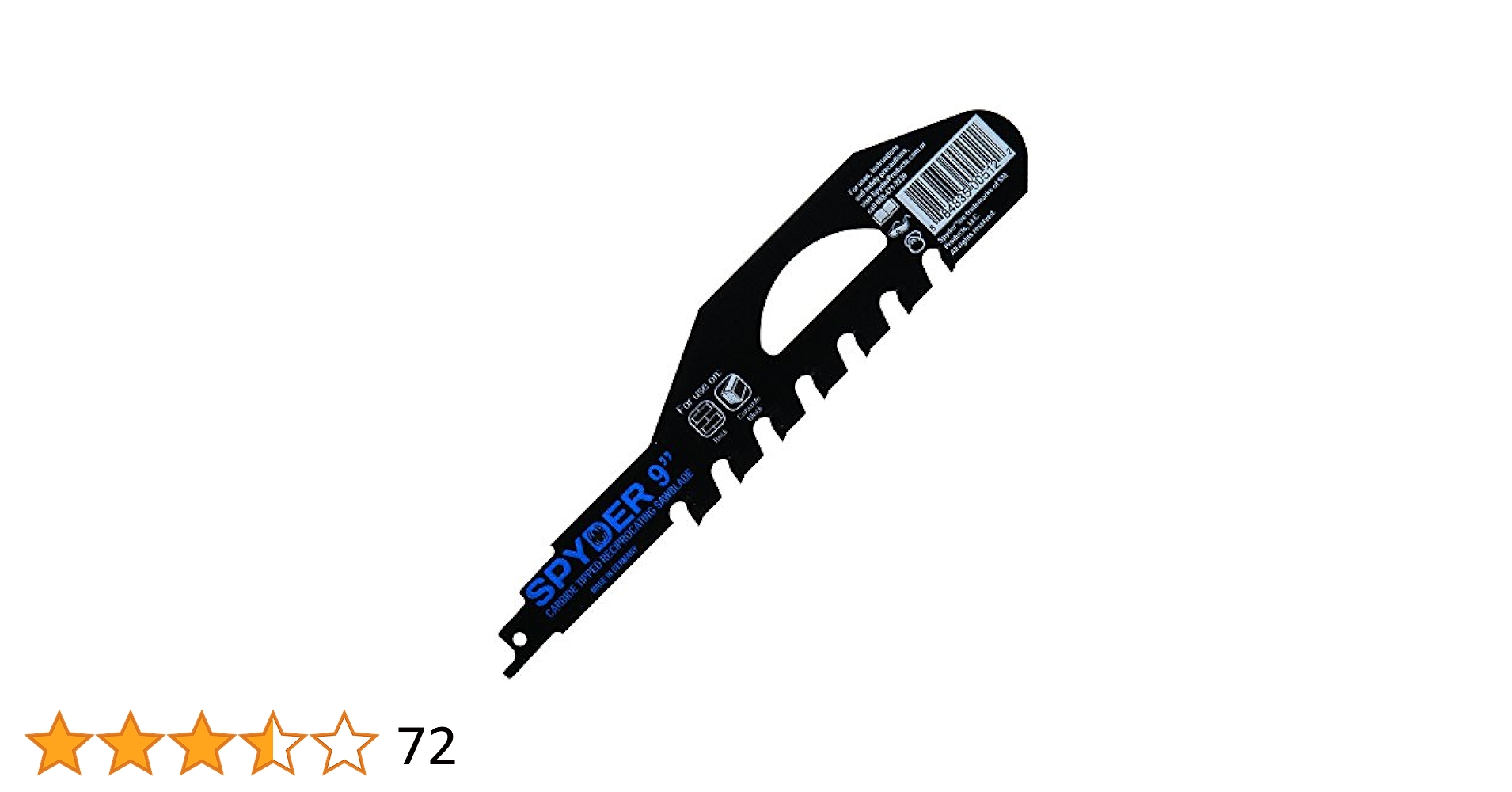Spyder 200209 Masonry Reciprocating Saw Blade,Black - Amazon.com