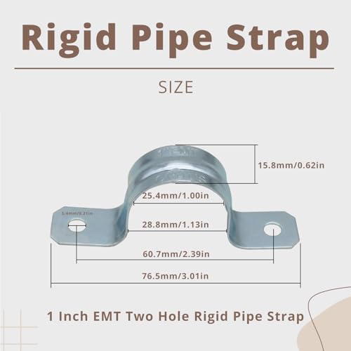 Mejores precios y opiniones de Soportes para tubo EMT los más solicitados. 20 Imagen adicional