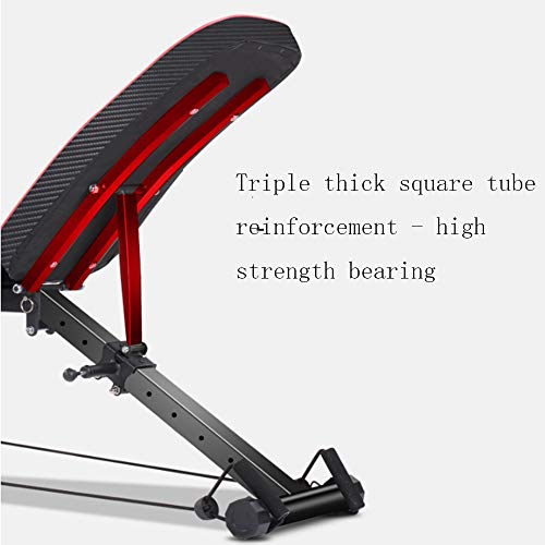 Weight Bench Adjustable Weight Bench-Utility Gym Bench for Full Body Workout, Multi-Purpose Foldable Incline Decline Benchs Dumbbell Bench