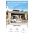 Hardtop Gazebo Permanent Metal Roof, Heavy Duty Outdoor Gazebo with Mosquito Netting & Privacy Curtains for Backyard Patio Deck (Brown, 10 * 12 FT)