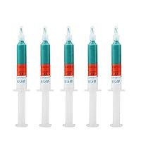 Akozon Diamant Schleifpaste 5 Stück/Set Diamant Läpppaste Polierpaste Diamantschleifen Läppmasse Körnung Compound Verbindung Spritzen (W20#600)