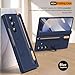 NINKI for Samsung Galaxy Z Fold 7 Case with S Pen Holder and Stylus,Invisible Kickstand Screen Protector Hinge Hard Drop-Proof Stand Phone Cover for Samsung Z fold 7 Case with S Pen Slot – Royal Blue