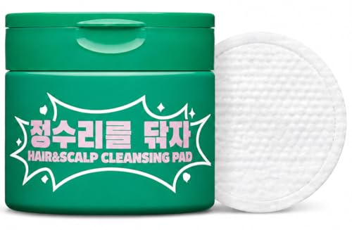 Madeca Hair & Scalp Cleansing Pads | No-Rinse Hairline Refresh Pads for Post-Workout Travel & Busy Days Light Fresh Feel 30 Count