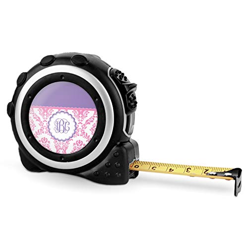 Cinta Métrica con Diseño Damask Personalizable 16 ft miniatura 1