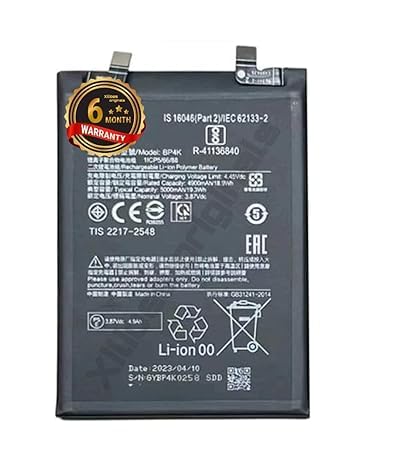 Image of BP4K Battery for Redmi Note 12Pro /Note 12T Poco x50pro Battery with 6 Month Warranty**** (ZZ6)