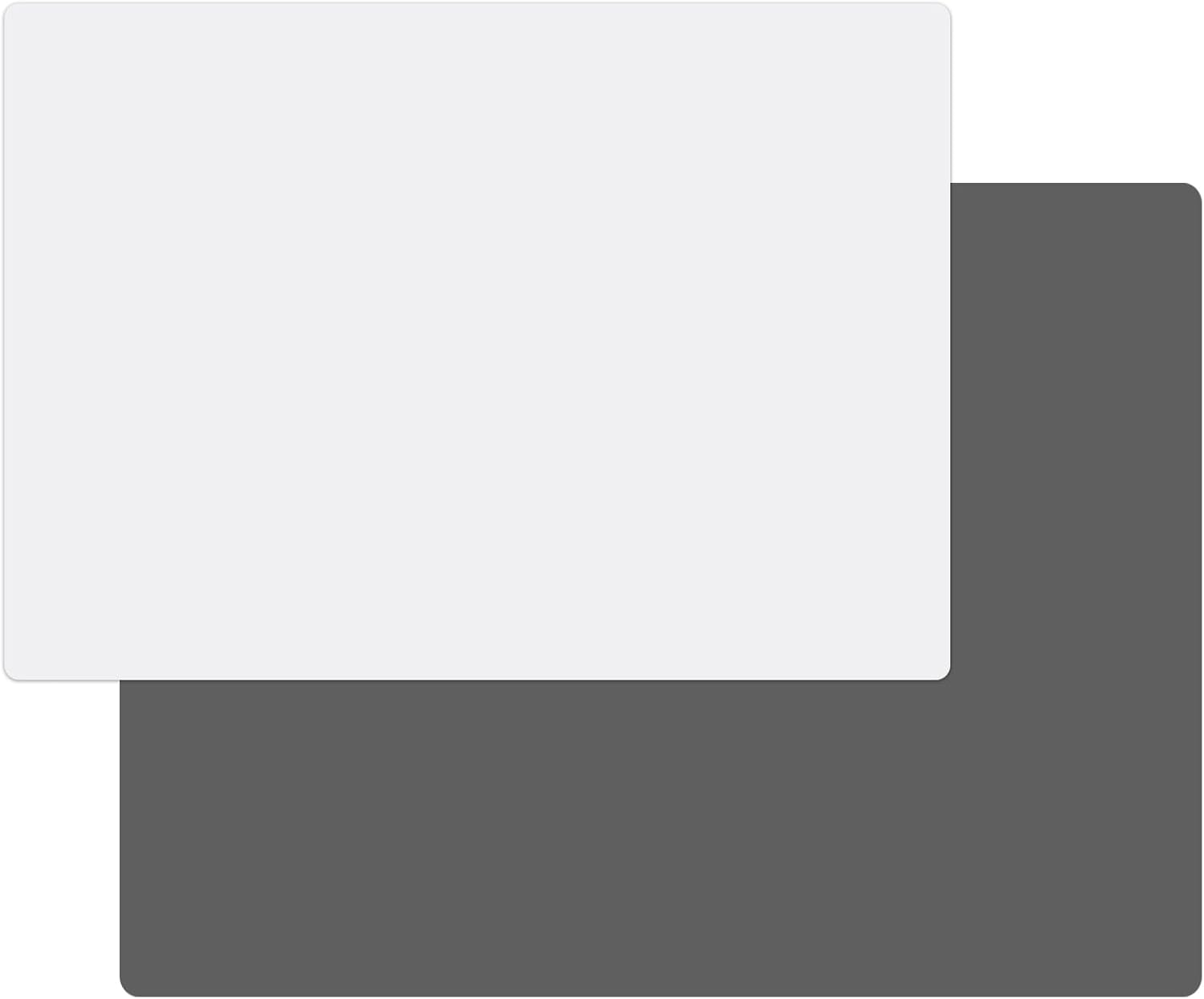 Ewen 2 Pack Large Silicone Mats 27.6x19.5 Inch & 39.4X23.5 Inches 2MM Thick Heat Resistant Placemats for Kitchen Countertop, Non-Stick Silicone Placemat, Baking Mat Countertop Protector for Desk