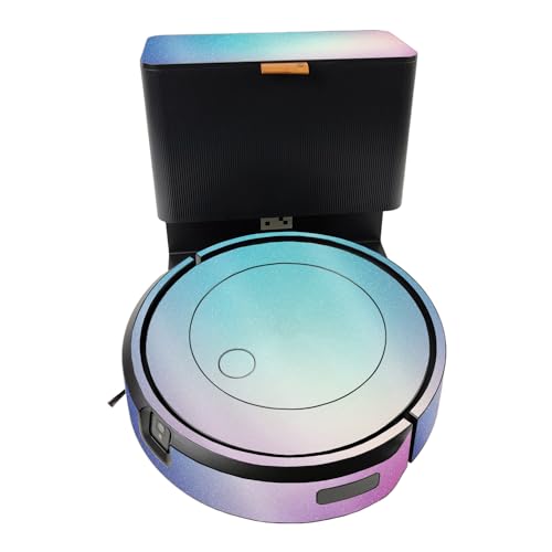 Glossy Glitter Smart Home Skin Compatible with iRobot Roomba J5 Plus - Vivid Fog - Premium 3M Vinyl Protective Wrap Decal Cover - Easy to Apply | Crafted in The USA by MightySkins