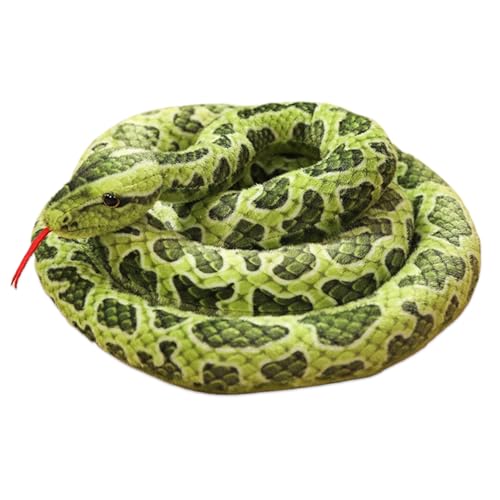 Serpent en peluche pour Halloween de 200 cm idéal pour faire des farces