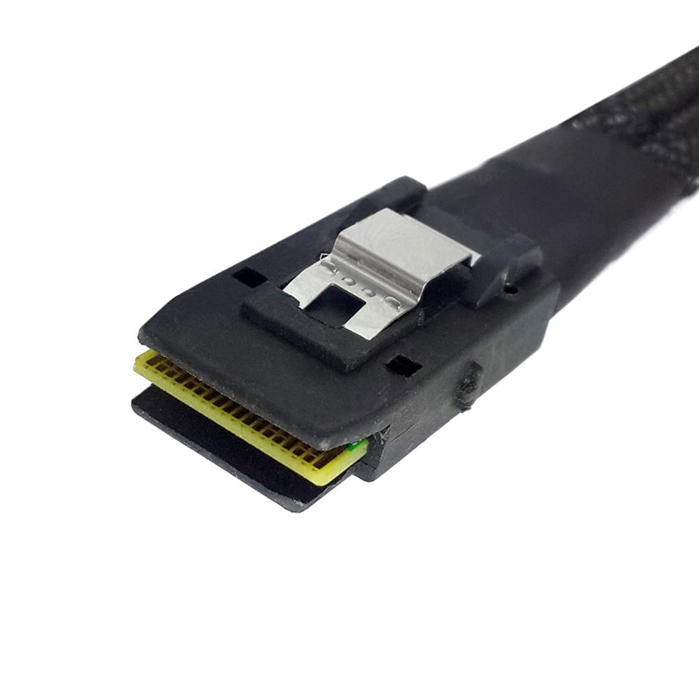 Interno 36 Pin Mini SAS SFF-8087 Host a 4 SFF-8482 Target SAS Hard Disk e cavo di alimentazione SATA 100cm