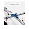 Seamless Seam Setter, 3.45M Adjustable Large Slab Brick Ceramic Tile Rock Slab Vacuum Suction Cup Lifting Frame Glass Stone Installation Paving Transp,for Seam Joining and Leveling(Tic Tac Toe)