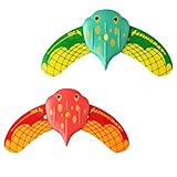 DUTIFUL 2 Stück Tauchspielzeug, Wasser Spielzeug Fische, Wasserkraft Teufel Fisch Kinder Schwimmspielzeug, Unterwasser Segelflugzeug Sommer Strand Schwimmen Tauchen Spielzeug für Kinder
