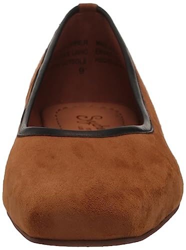 Seychelles Women's City Streets Ballet Flat, Cognac, 92