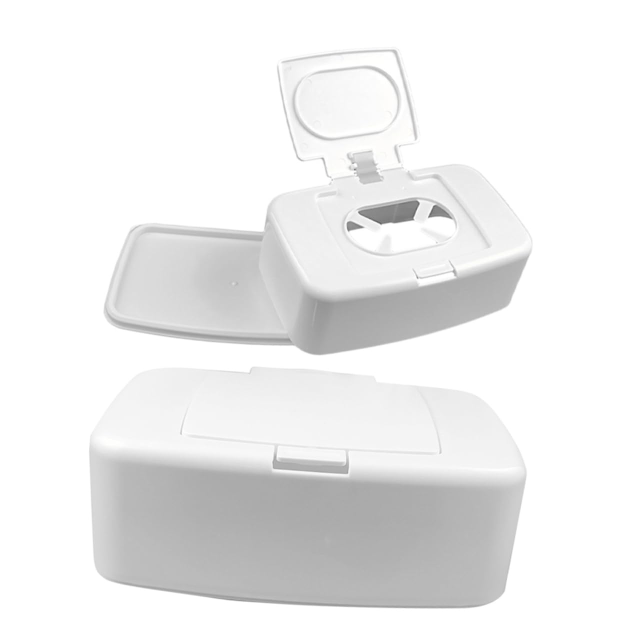 Cabilock 8 Pièces boîte de Rangement pour lingettes humides Range Bureau Trousse de Rangement Voyage décorer lingettes pour bébés étui à lingettes pour la Maison Porte-Mouchoir Auto