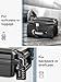 Puroma TSA Approved Travel Luggage Locks, 2 Pack Black 4 Digit Resettable Combination Code Lock with Zinc Alloy Body for Suitcase, Backpack, Laptop Bag, Gym Locker, Toolbox