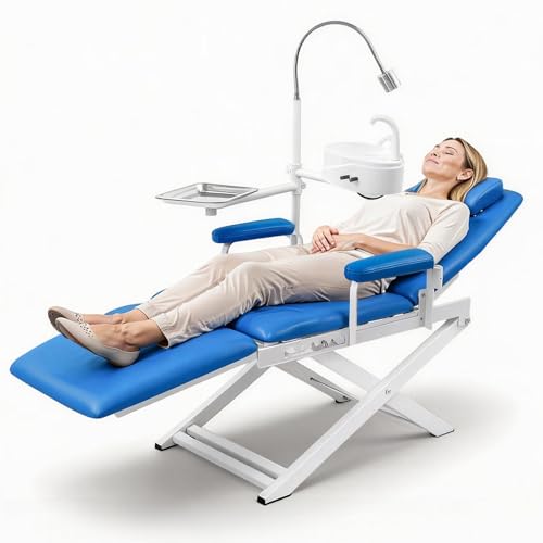 Portable Dental Chair with 360° Light