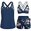 Dark Blue Floral