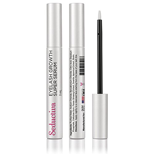 SkinPro Seductiva Eyelash Growth Serum â€” Advanced Formula to Boost Lash Growth â€” Strengthening Serum that Lengthens Eyelashes â€” Made with Natural Enhancing Extracts that won't Irritate the Eye