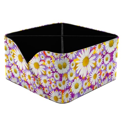 Organiseur de bureau marguerite violette à 4 compartiments pour maison - 2