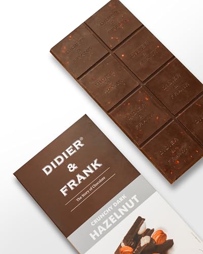 Image of Didier & Frank Crunchy Hazelnut Dark Chocolate, 80g (Keto)