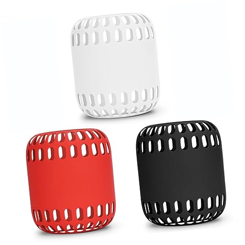 Gadpiparty Funda Protectora de Silicona Elástica para Altavoz Inteligente Resistente Arañazos y Desgaste Anticaída Roja Compatible