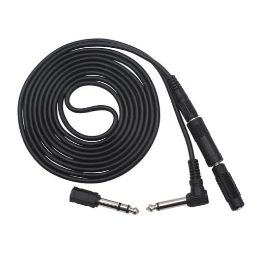 Cable de conexión para guitarra con conectores robustos de audio
