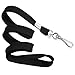 MIFFLIN Flat Lanyards for ID Badges (Black, 36 Inch, 5 Pack), Comfortable Neck Straps