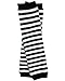 juDanzy black & white stripe baby and toddler boy and girl leg warmers