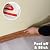 Flexible Floor Trim | Peel and Stick Design | Caulk and Baseboard Wall Base Trim Shoe Molding, 9.8 ft x 3.9 inch