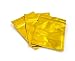 Produktbild ericotry 100 Stück Durable Mylar Folie Wohnung Ziplock Bag Probe Beutel Wärme Sealable Aluminiumfolie Taschen Lebensmittelqualität Lagerung Probe Taschen (Gold)
