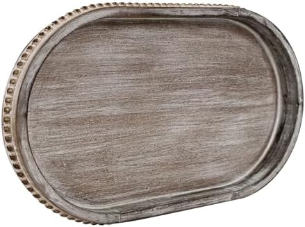 Amazon.com: Oval Tray for Coffee Table - 16×11.8in Decorative Trays for ...