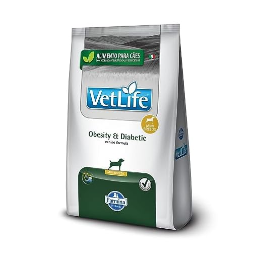 Ração Farmina Vet Life Natural Obesity e Diabetic para Cães Mini - 2kg